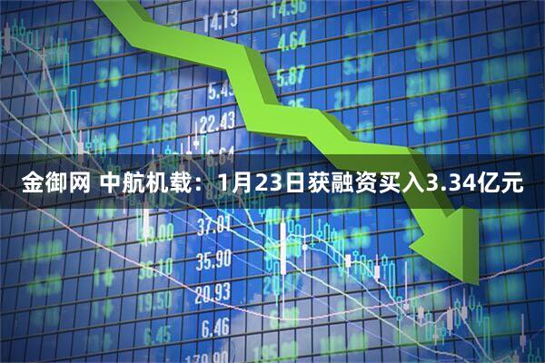 金御网 中航机载：1月23日获融资买入3.34亿元